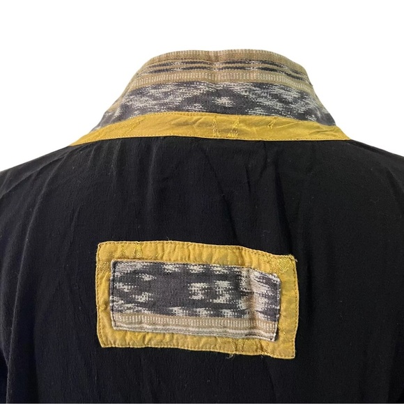 Iguana Open Cardigan Blouse Size Medium Boho Hippie Western Relaxed Loose Fit - Picture 9 of 13
